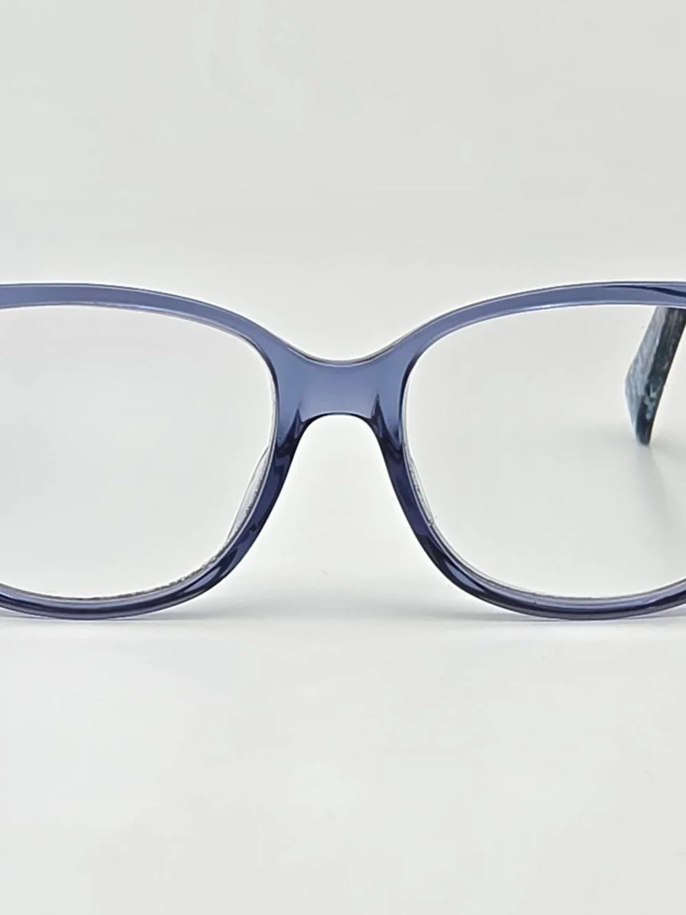 Marc Jacobs Marc 430 PJP Transparent Blue Glitter Cat Eye Eyeglasses Frame 53mm